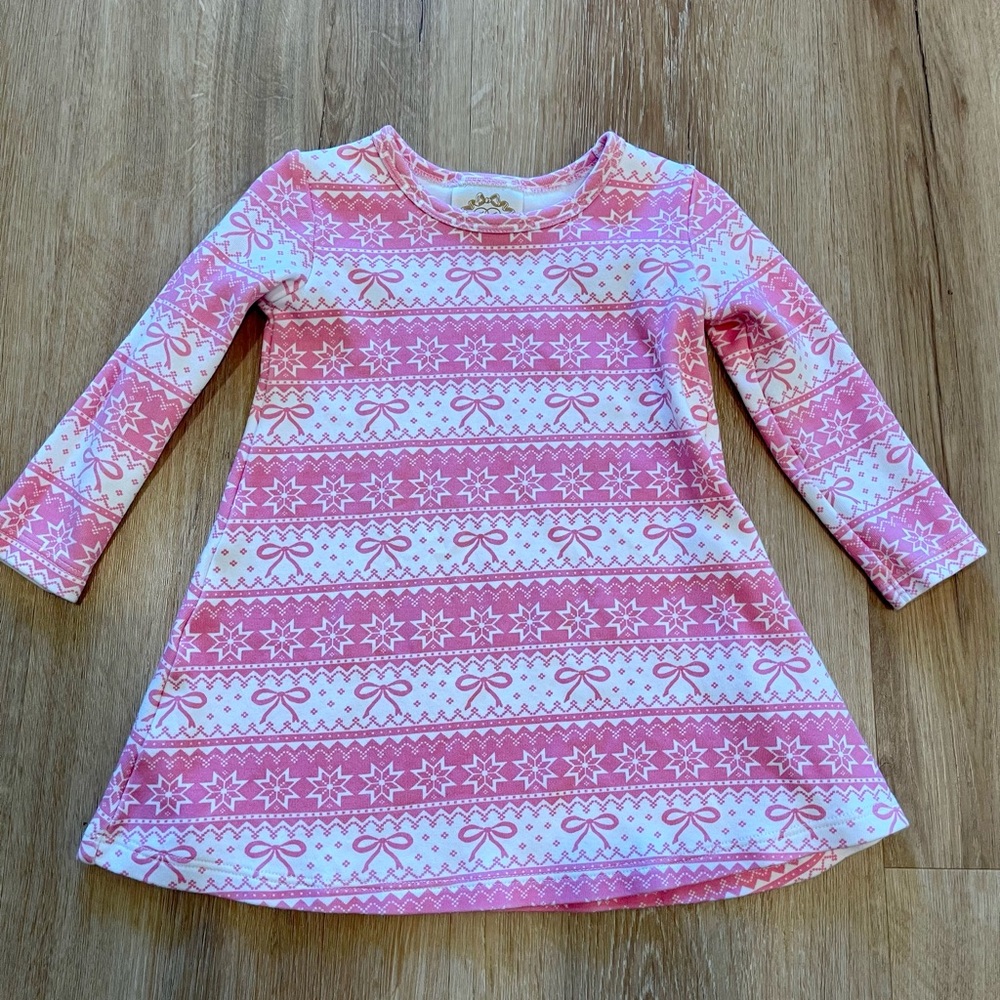TBBC Pink Bow Polly Play Dress